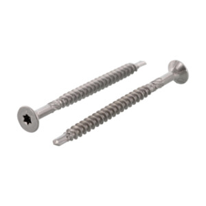 Item 9246 - CSK head timber screws, drilling point, milling ribs