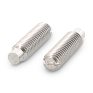 DIN 417 - Slotted set screws with long dog point
