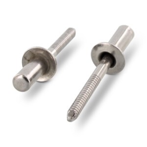 ISO 16585 - Blind rivets with flat head and grooved mandrel