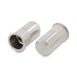 Item 1024 - Rivet nuts with CSK head, closed type, knurled
