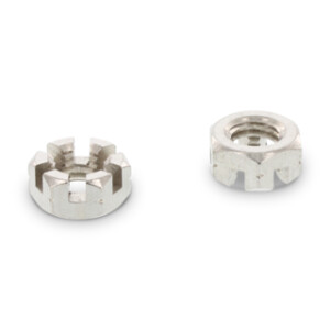 DIN 979 - Hexagon slotted thin castle nuts