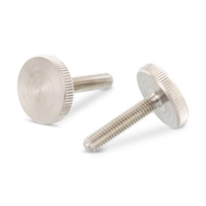 DIN 653 - Knurled thumb screws thin type