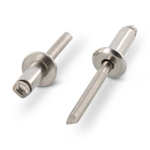 ISO 15983 - Blind rivets with flat head and grooved mandrel