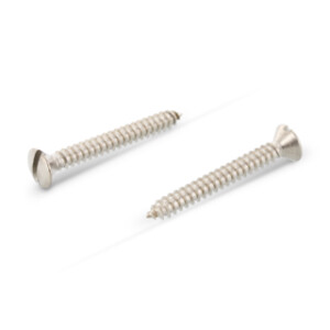 DIN 7973 - Slotted raised countersunk head tapping screws